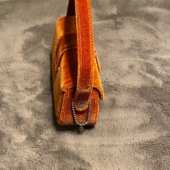 Vintage Glasses Case Orange and Brown Or Small Women's Bag🎄 - Picture 3 of 5